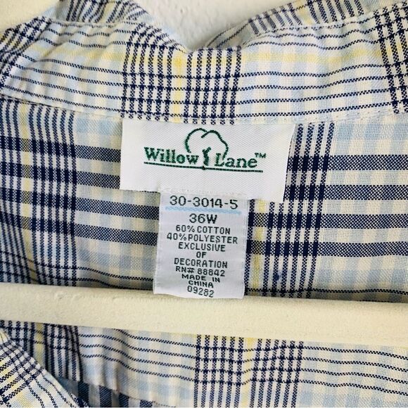 Willow Lane Plaid Short Sleeve Top - Picture 2 of 3